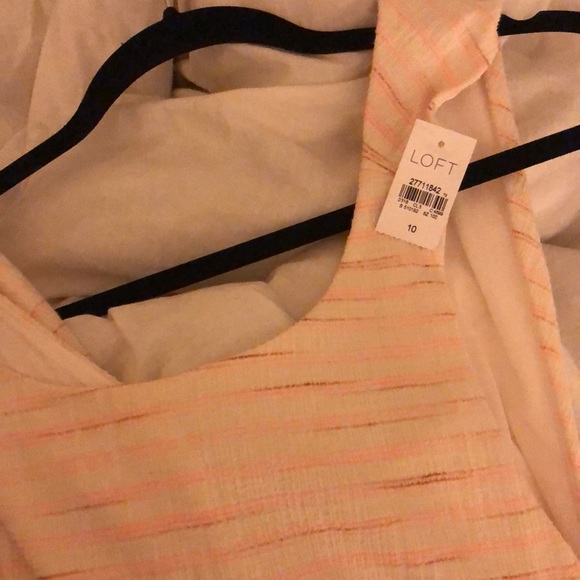 LOFT cris cross back dress with pockets - Picture 9 of 10